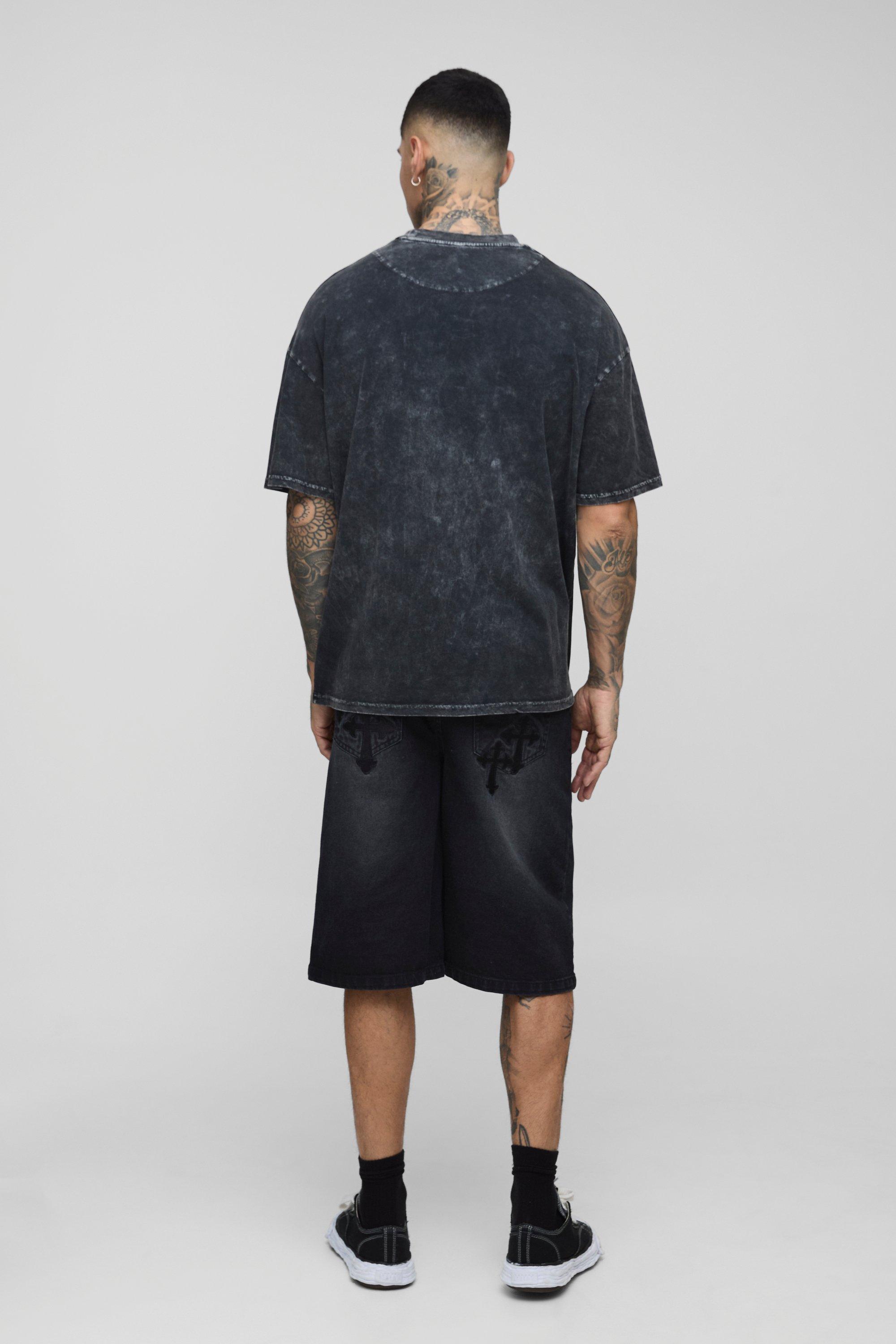 パンツ STABRIDGE Mid Summer Jorts Washed Black the Apartment